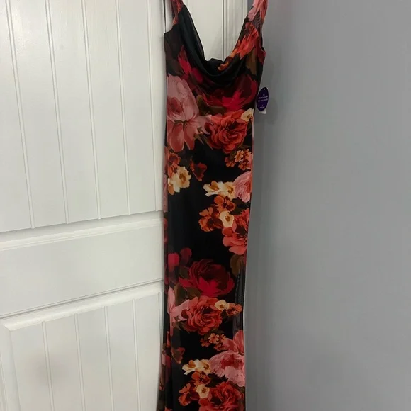 chinese dress ladies Lifestyle | Valentina Leopard Cowl Neck Maxi Dress